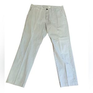 Billy Reid Light Gray Republic Twill  Wynn Chinos with Relaxed Fit